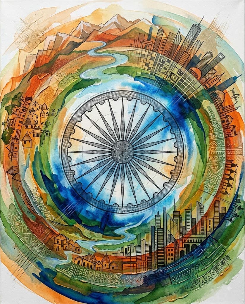 Chakra of a Thousand Lives — Abstract Visions art print by RP Sketches