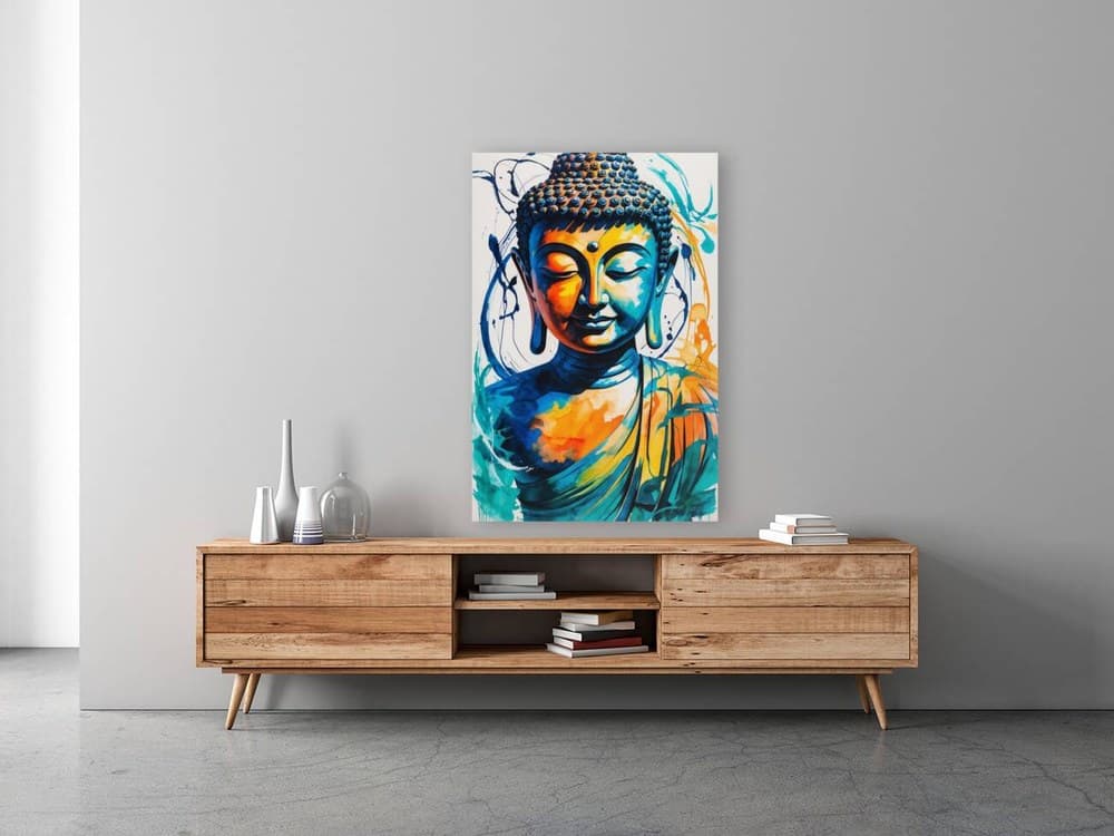 Sacred Buddha — ZV1H — Sacred Buddha art print by RP Sketches