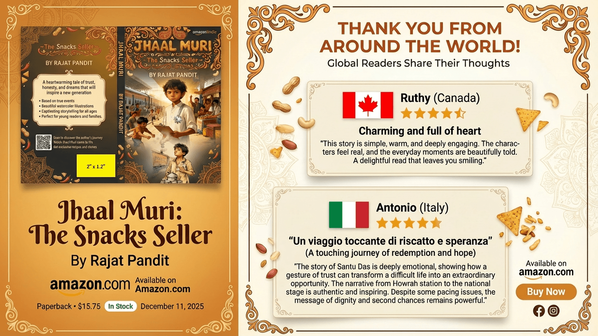 Jhaal Muri readers from around the world sharing their thoughts on the book